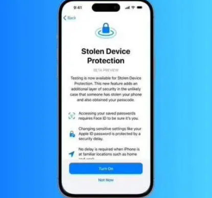叶集苹果授权维修店分享被盗设备保护功能开启方法 