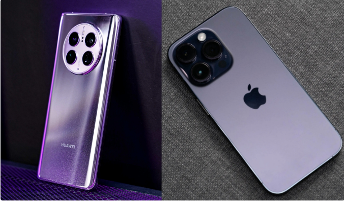 叶集苹果14维修分享华为Mate50与iPhone14哪个好？ 